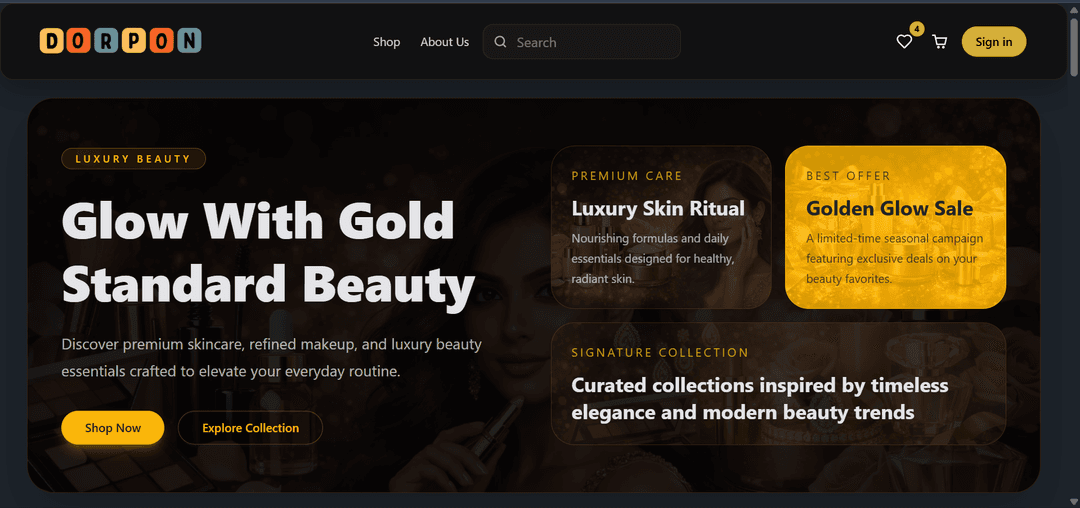 Dorpon E-commerce Store